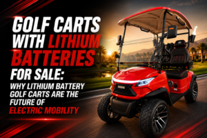 Golf Carts with Lithium Batteries for Sale: Why Lithium Battery Golf Carts Are the Future of Electric Mobility