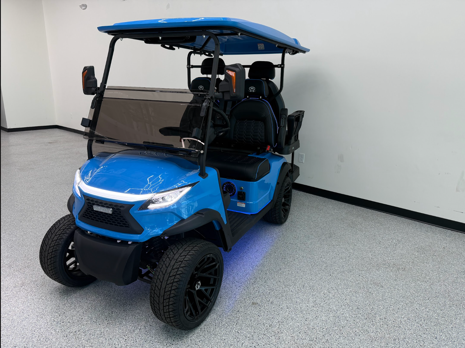 2026 Venom EV Strike 4 Passenger Coastal Blue